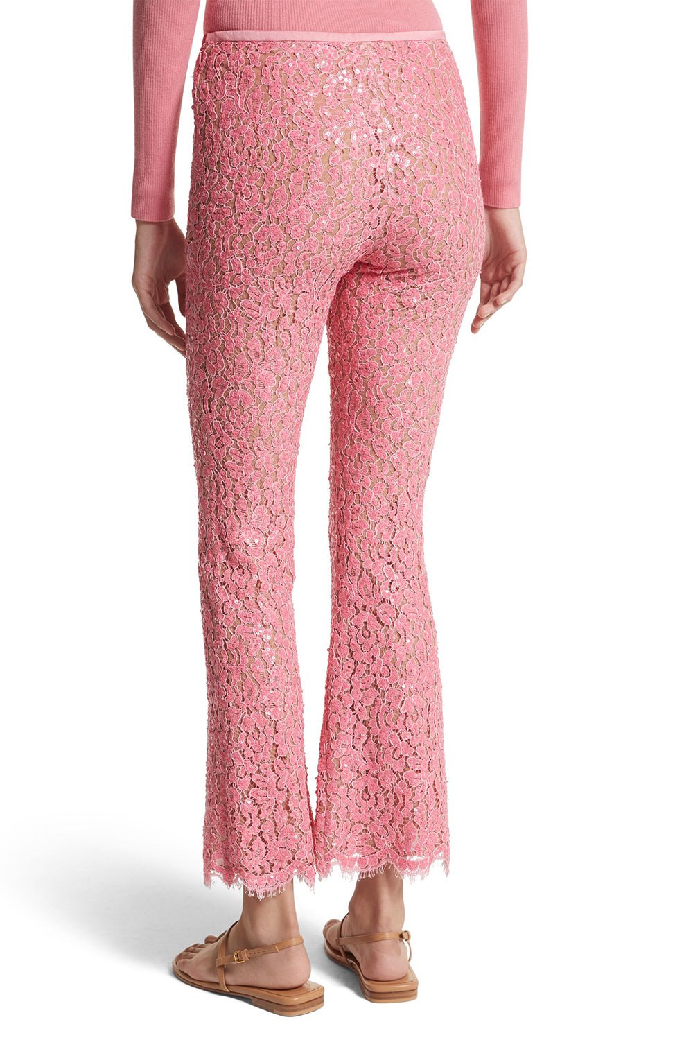 Embroidered Cropped Pants CLOTHINGPANTCROPPED MICHAEL KORS COLLECTION   