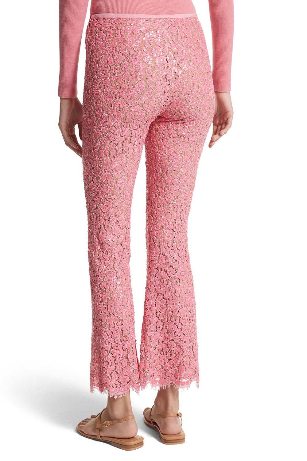 MICHAEL KORS-Embroidered Cropped Pants-