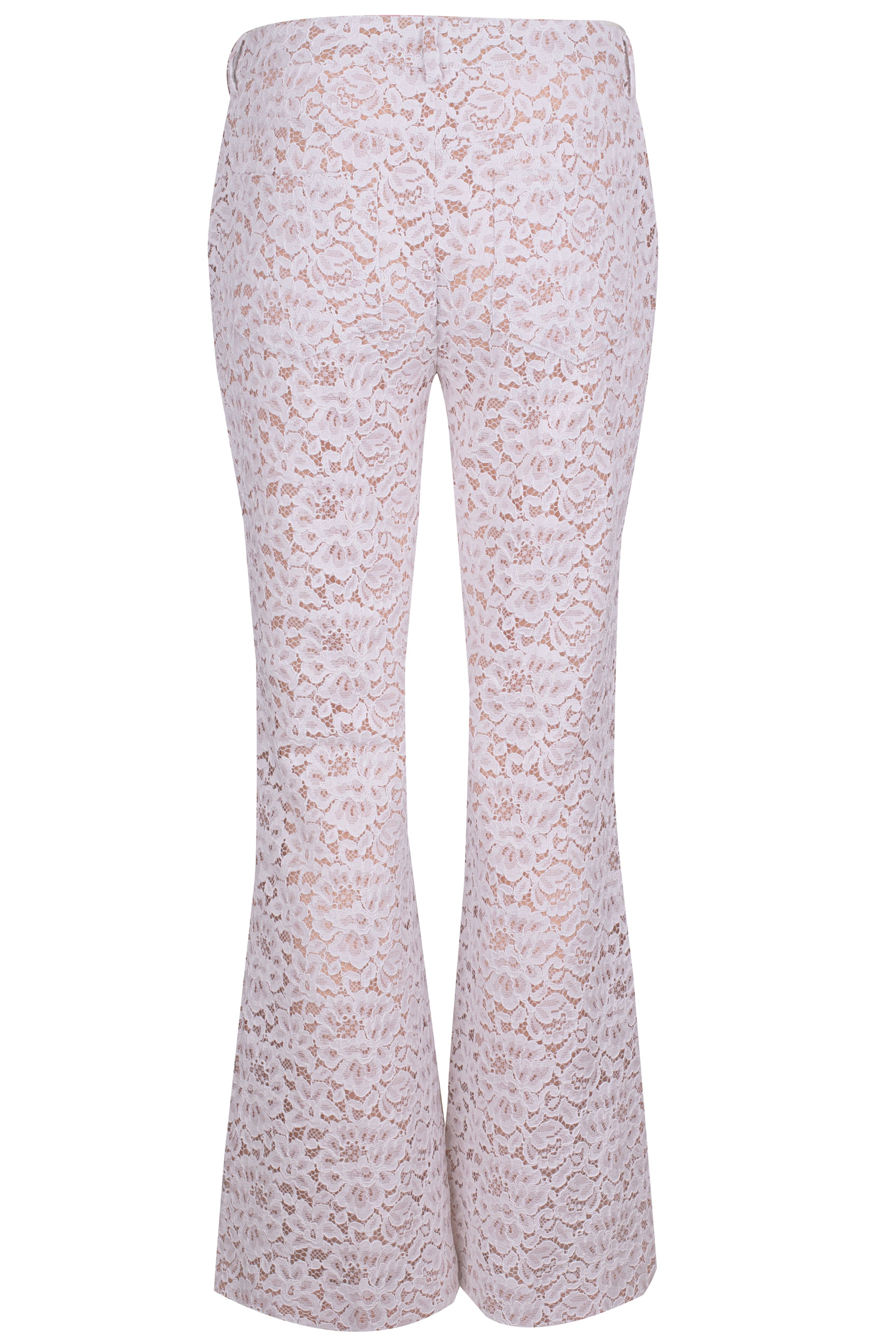 MICHAEL KORS-Floral Cropped Flare Jeans-