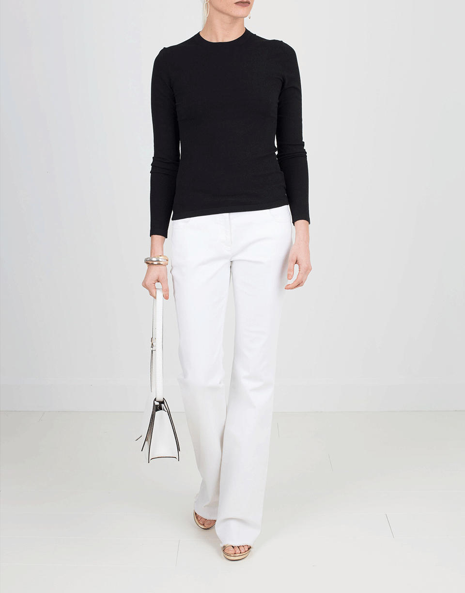 MICHAEL KORS-White Flare Jeans-