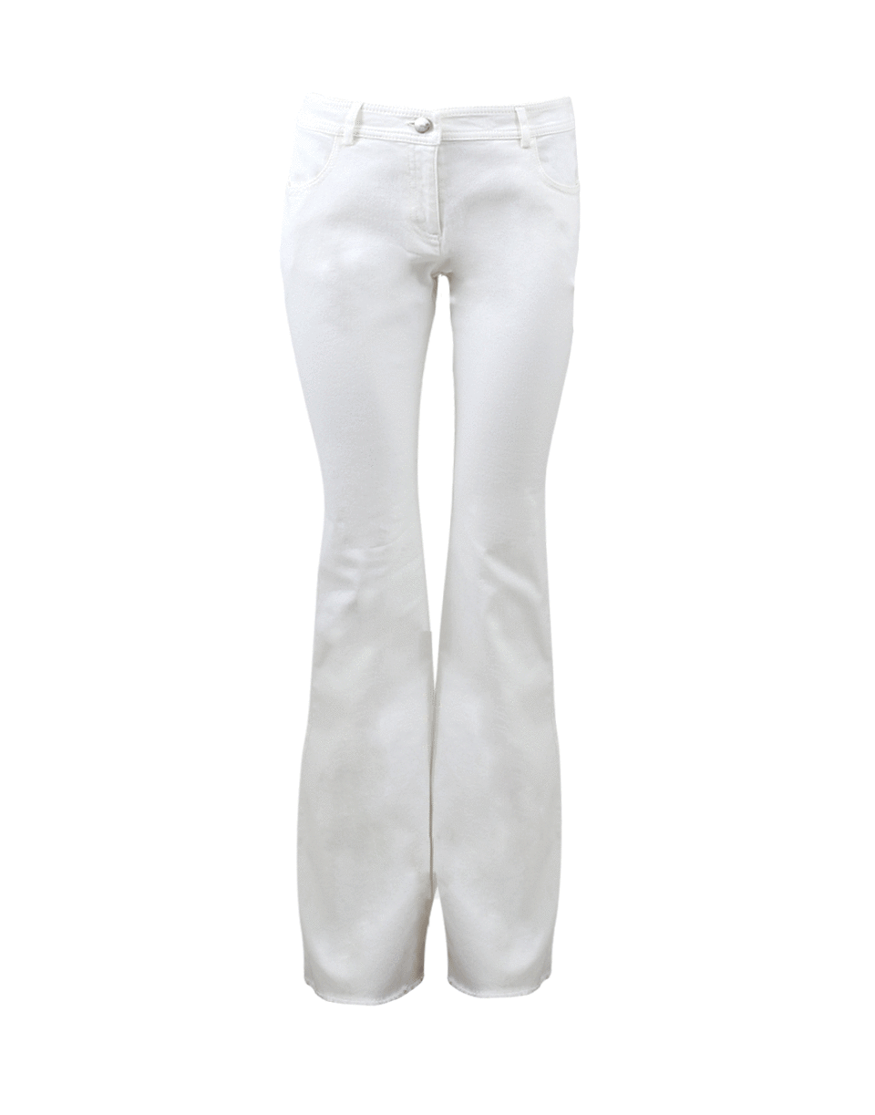 MICHAEL KORS-White Flare Jeans-