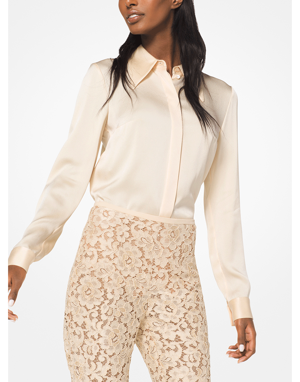 MICHAEL KORS-Lace Flare Pant-