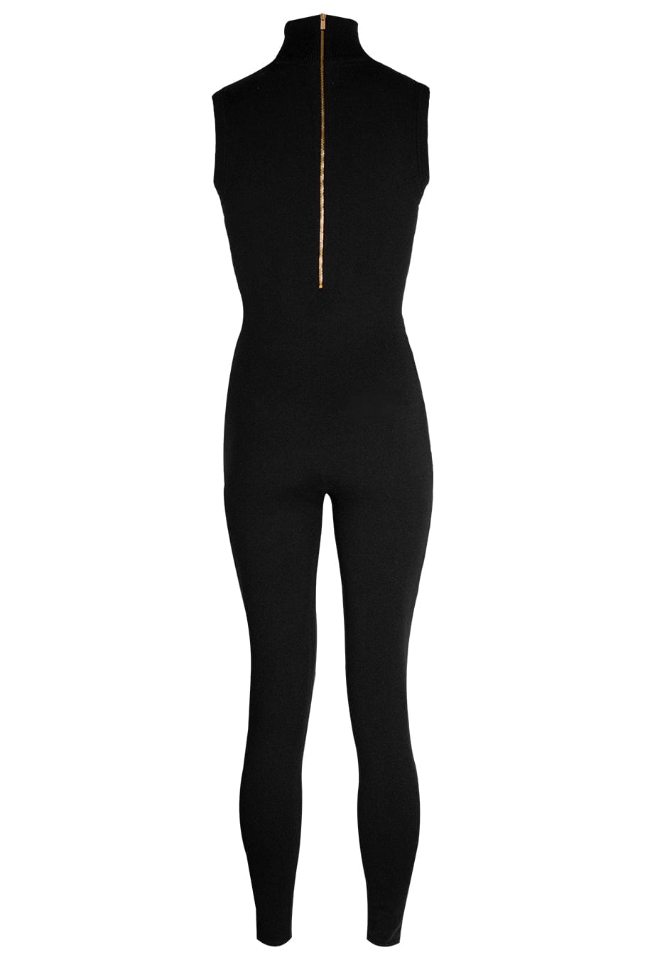 MICHAEL KORS-Turtleneck Catsuit - Chocolate-