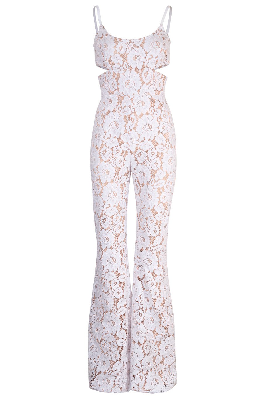 MICHAEL KORS-Cutout Flare Jumpsuit-