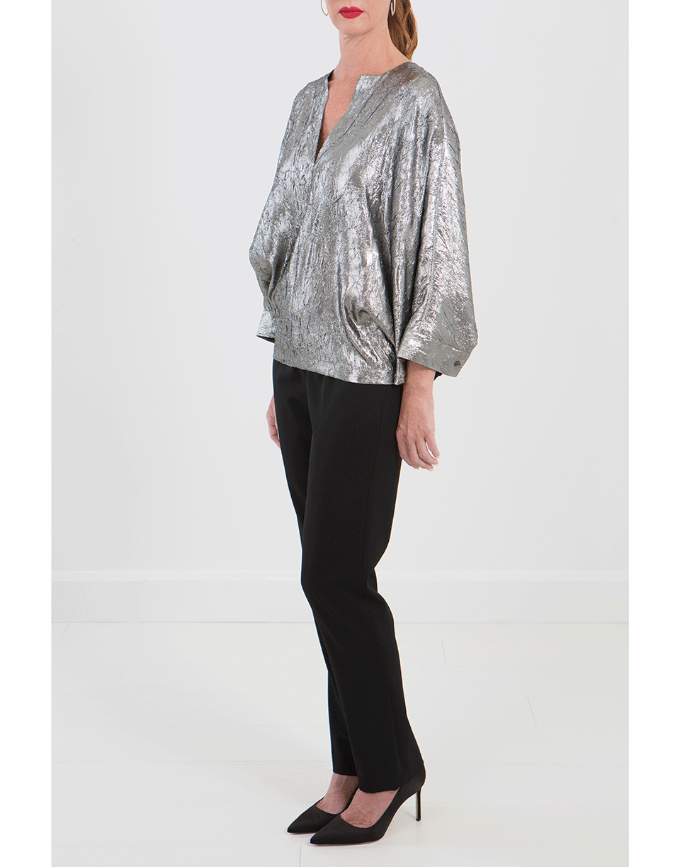 MICHAEL KORS-Stretch Pebble Side Zip Pant-