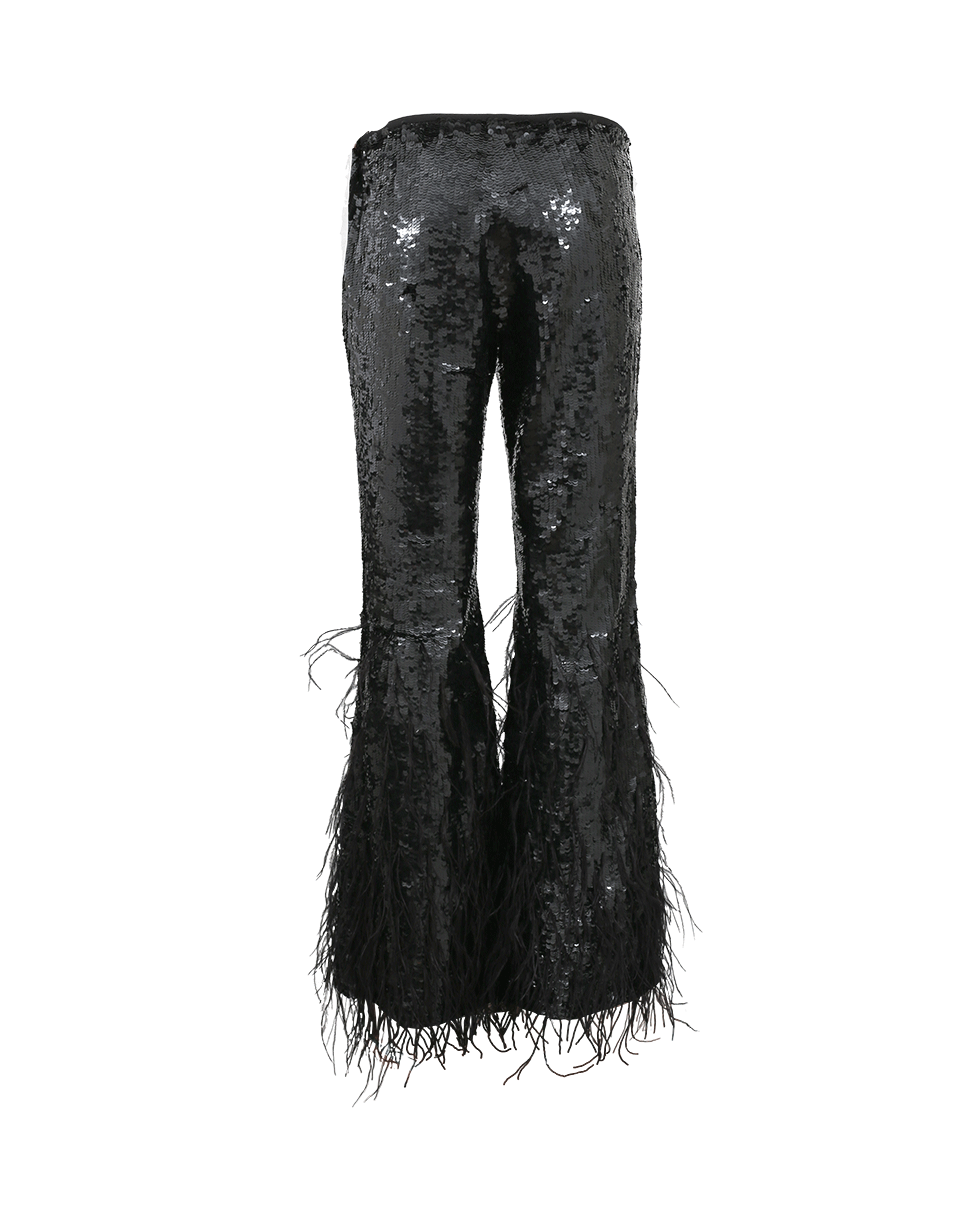 MICHAEL KORS-Sequined Ostrich Feather Pant-