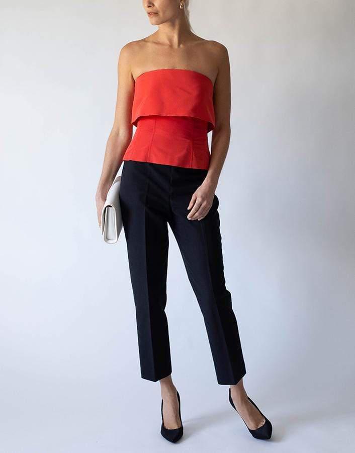 MICHAEL KORS-Side Zip Pant-BLACK