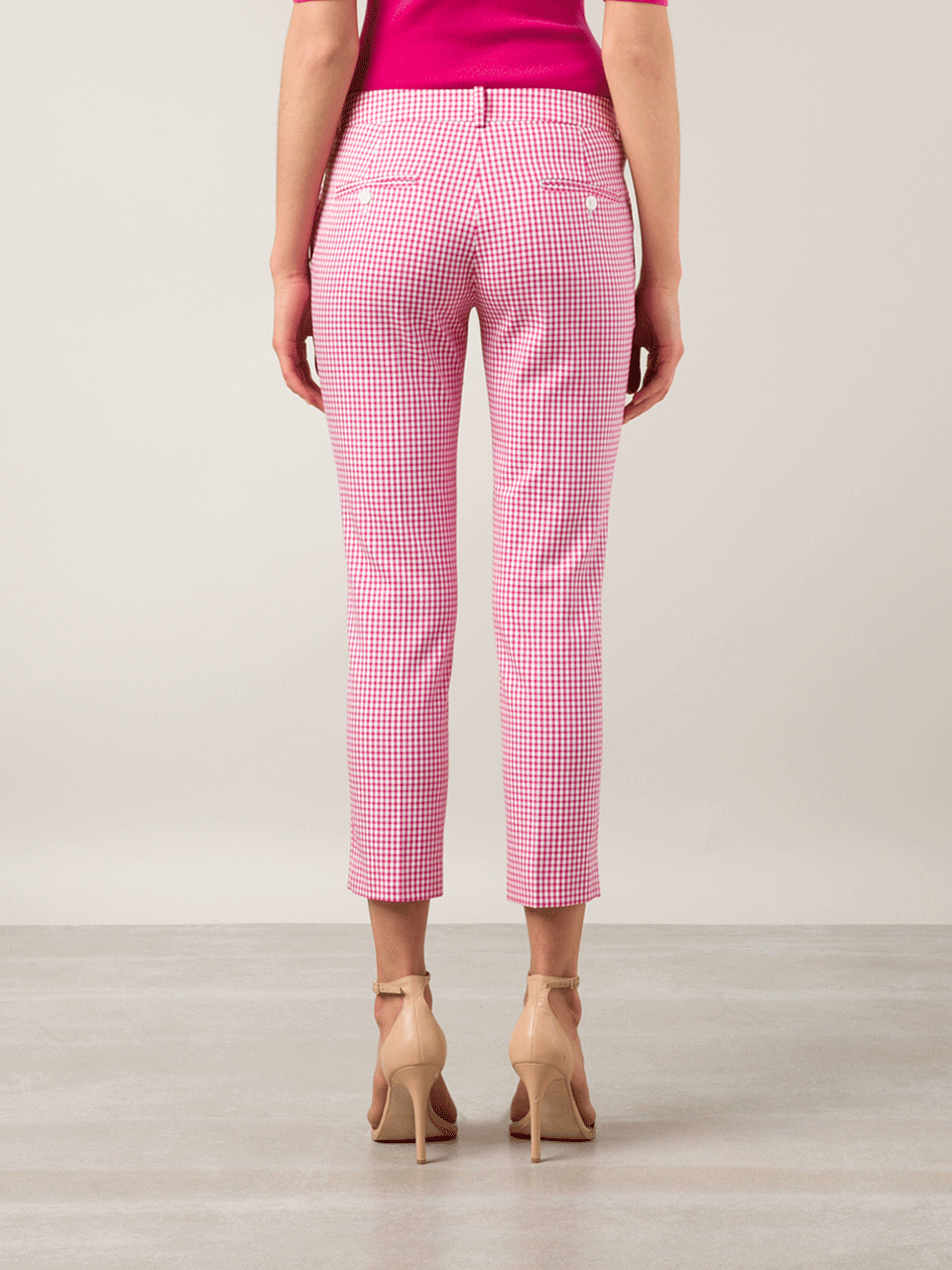 MICHAEL KORS-Gingham Samantha Pant-