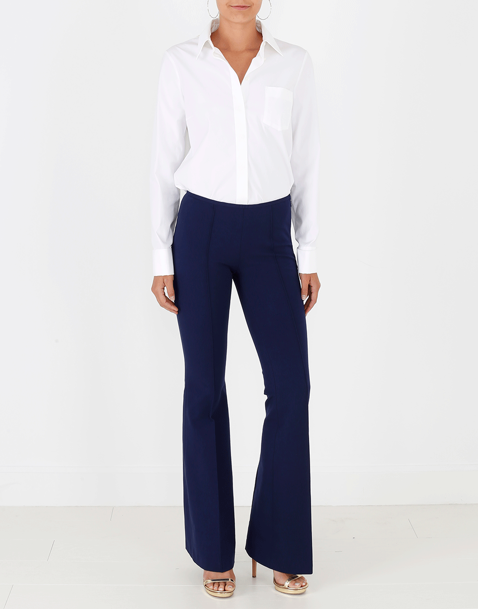 MICHAEL KORS-Side Zip Flare Pant-MARITIME