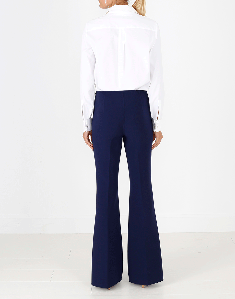 MICHAEL KORS-Side Zip Flare Pant-MARITIME