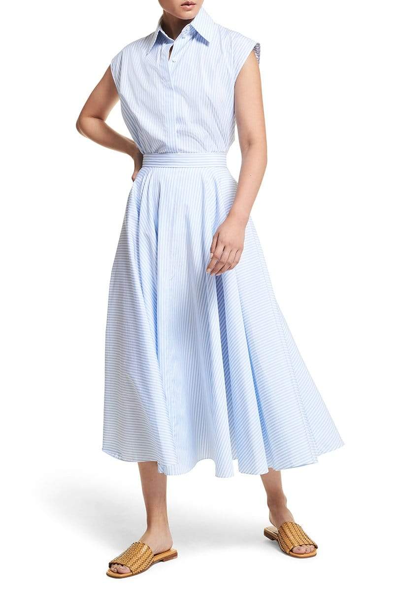 MICHAEL KORS-Draped Midi Skirt-