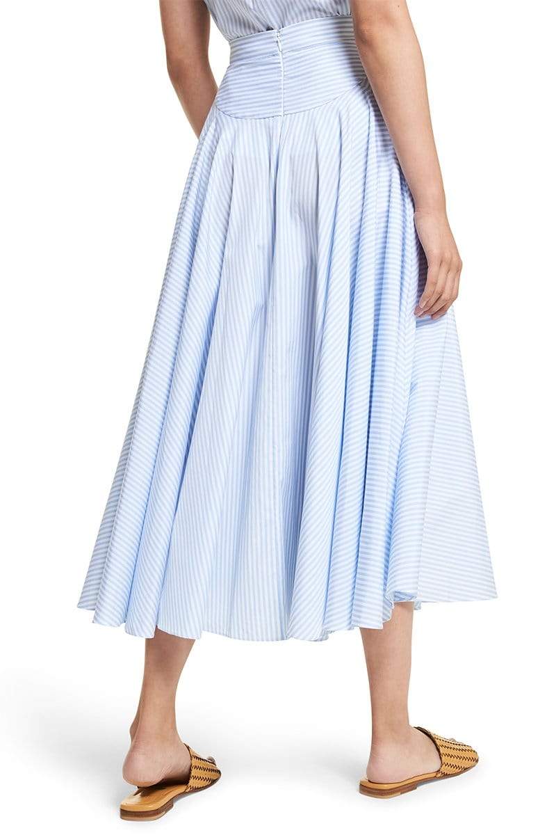 MICHAEL KORS-Draped Midi Skirt-