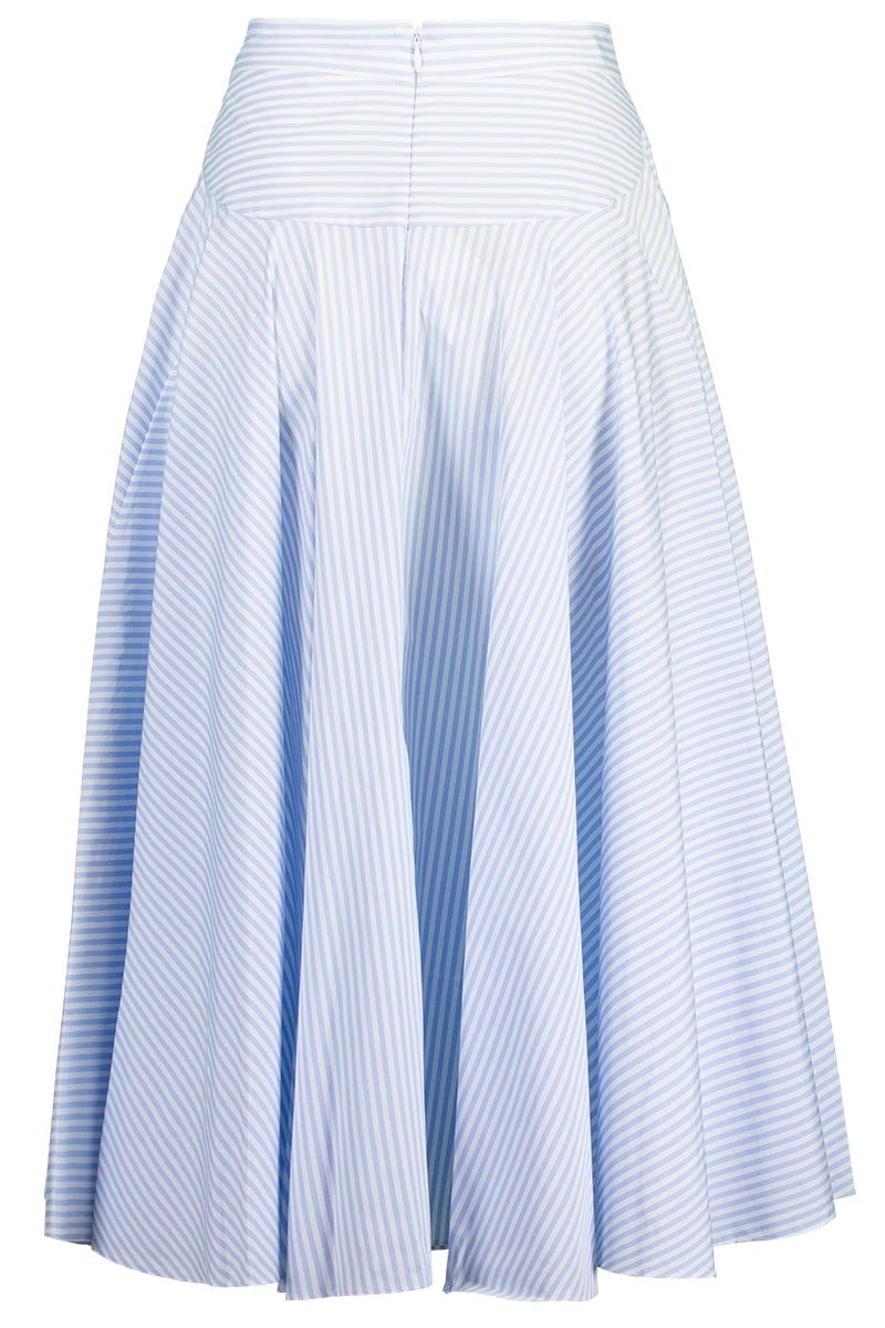 MICHAEL KORS-Draped Midi Skirt-