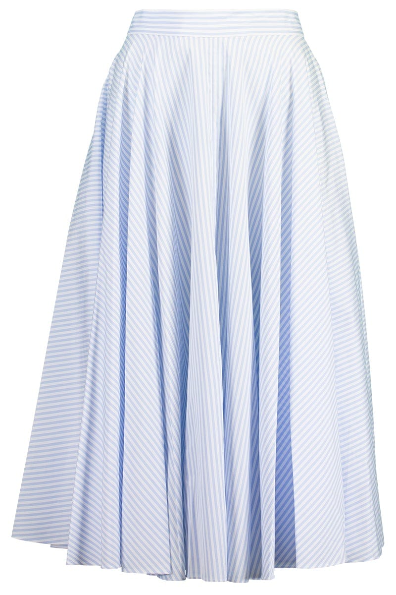 MICHAEL KORS-Draped Midi Skirt-