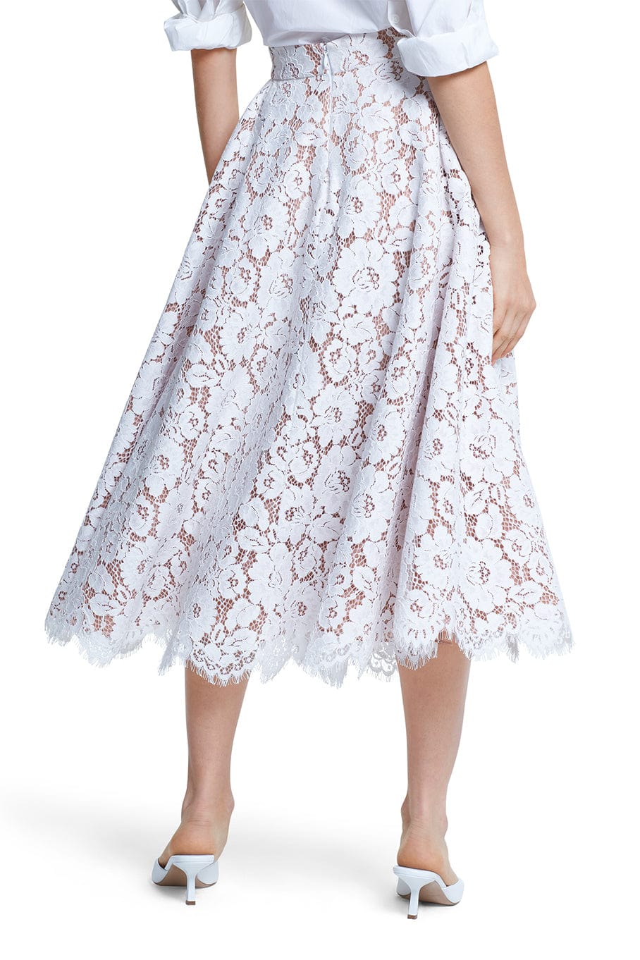 MICHAEL KORS-Circle Skirt - White-