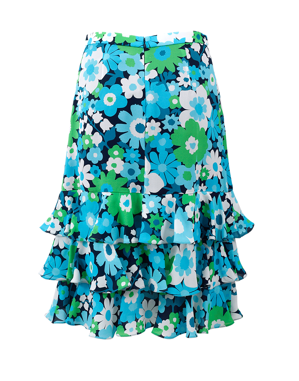 MICHAEL KORS-Floral Ruffle Skirt-