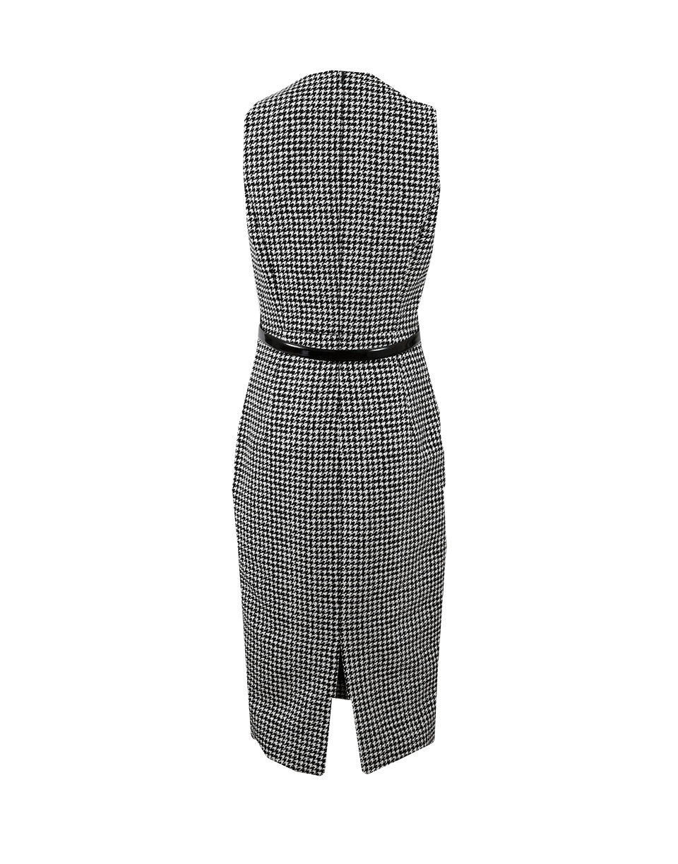 MICHAEL KORS-Dogtooth Print Dress-