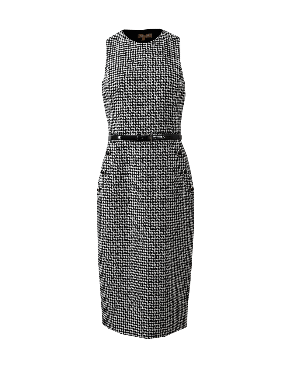 MICHAEL KORS-Dogtooth Print Dress-