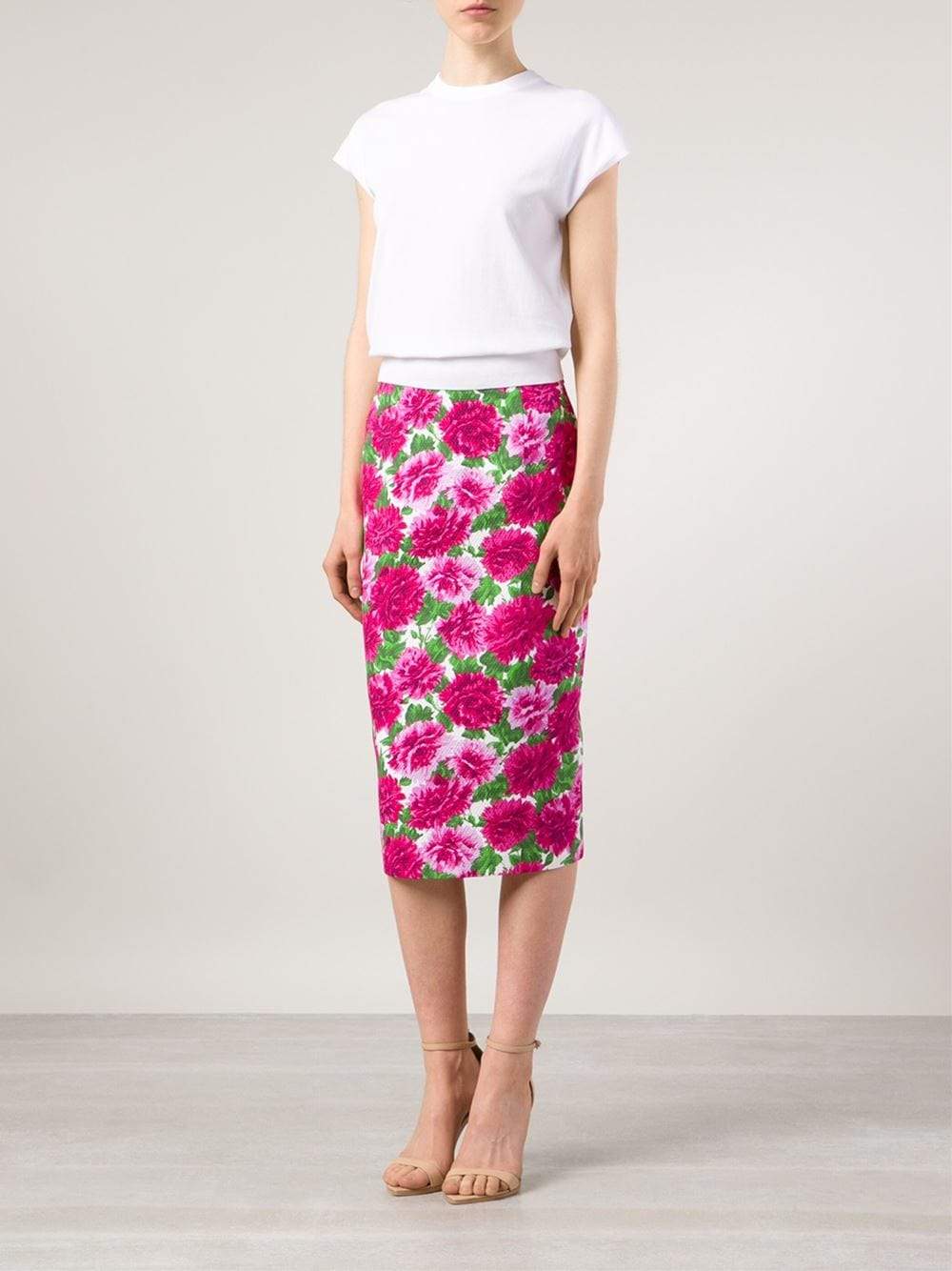 MICHAEL KORS-Peony Pencil Skirt-