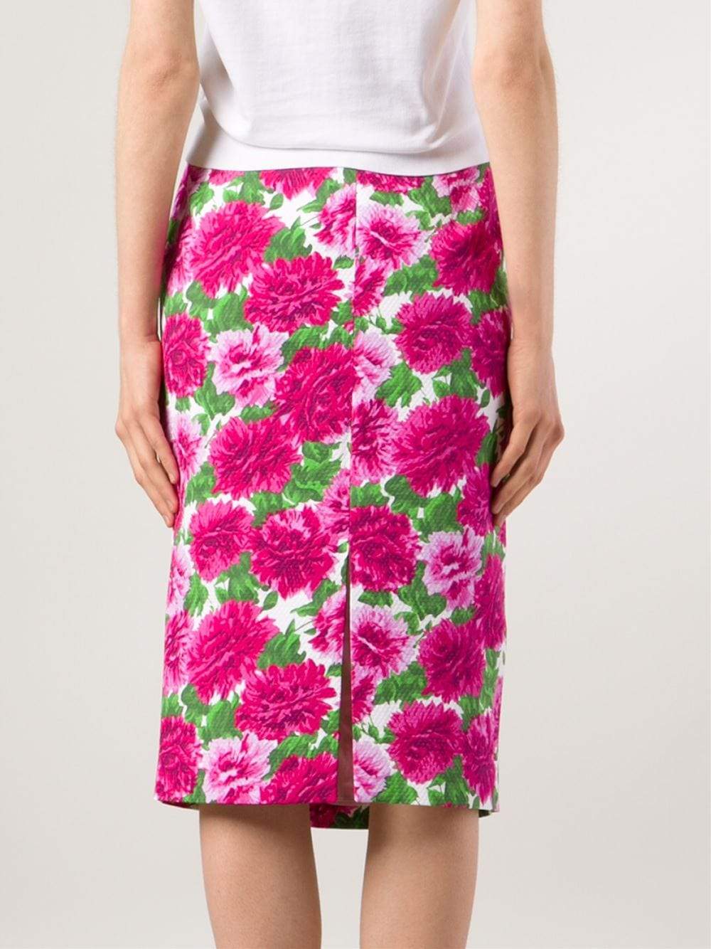 MICHAEL KORS-Peony Pencil Skirt-