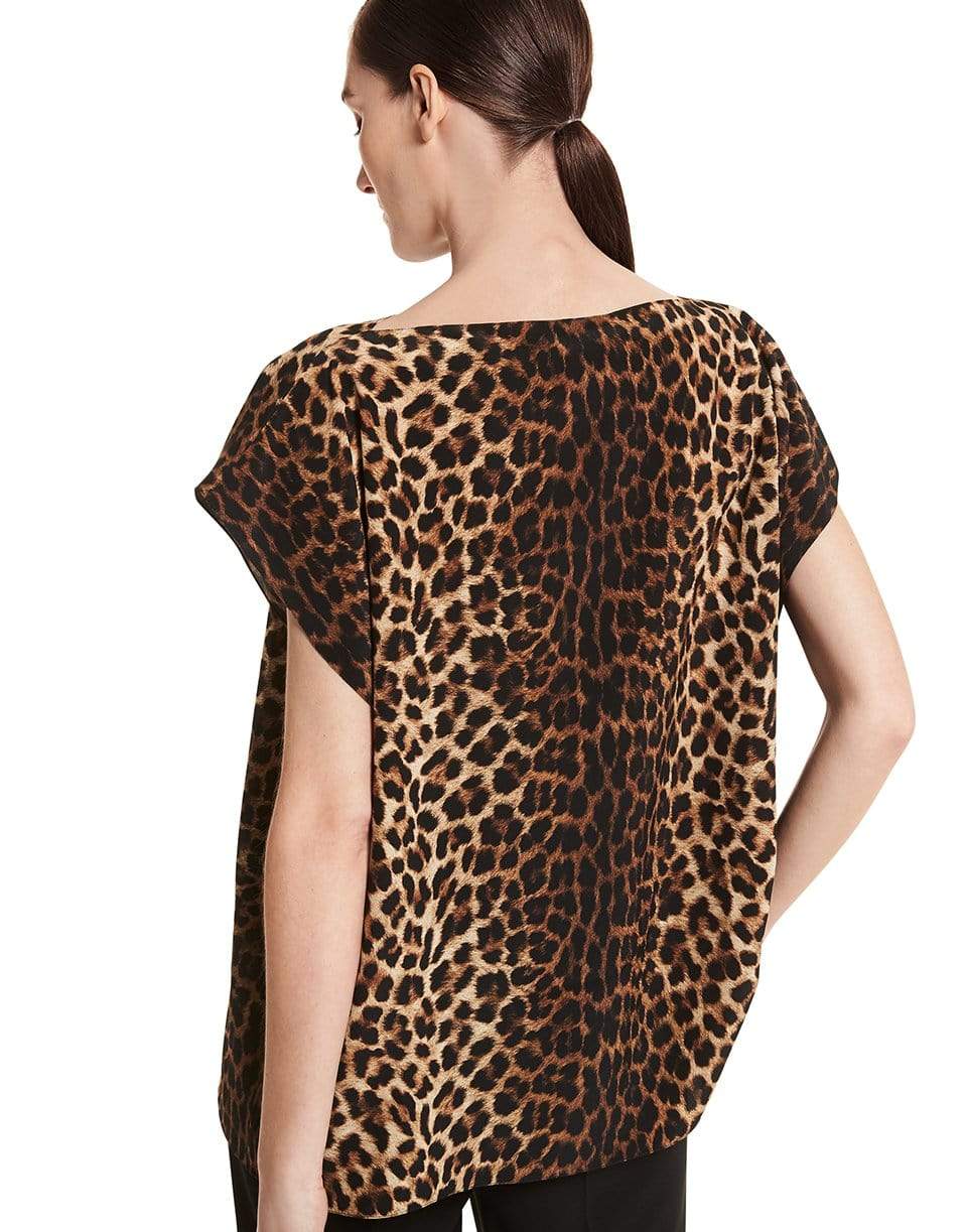 MICHAEL KORS-Rene Boatneck Top-CHESTNUT