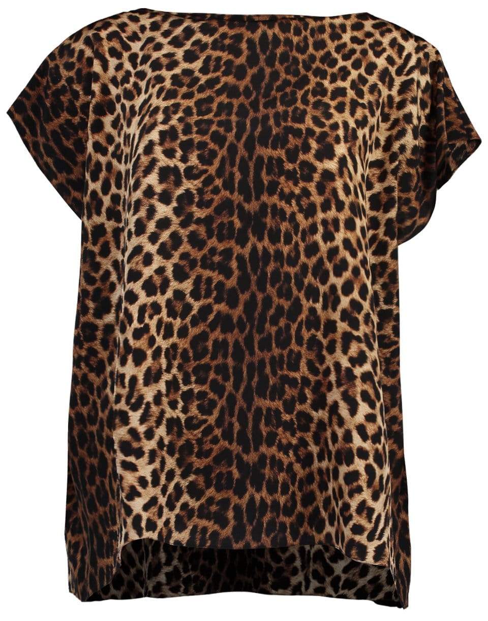 MICHAEL KORS-Rene Boatneck Top-CHESTNUT