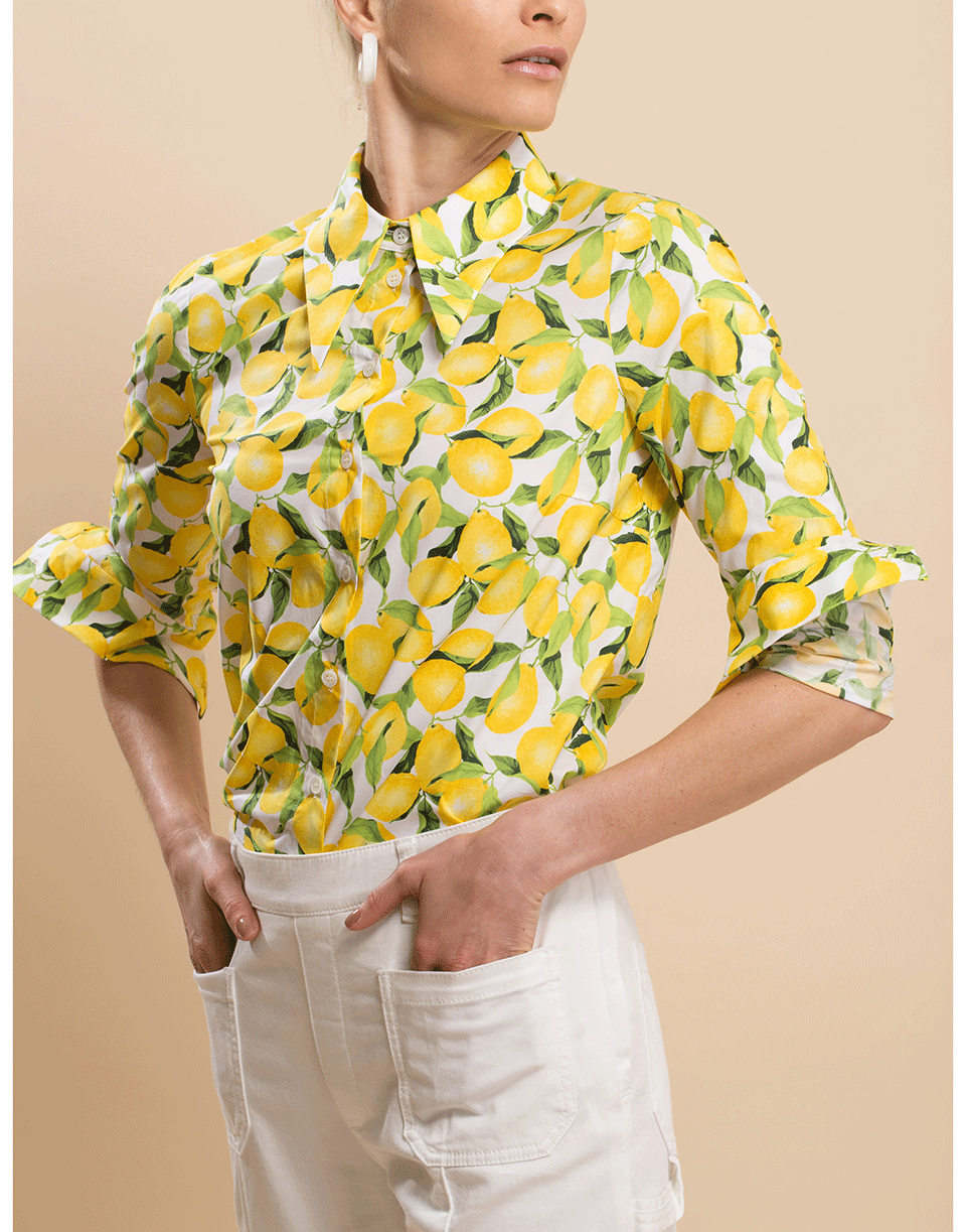 michael kors yellow blouse