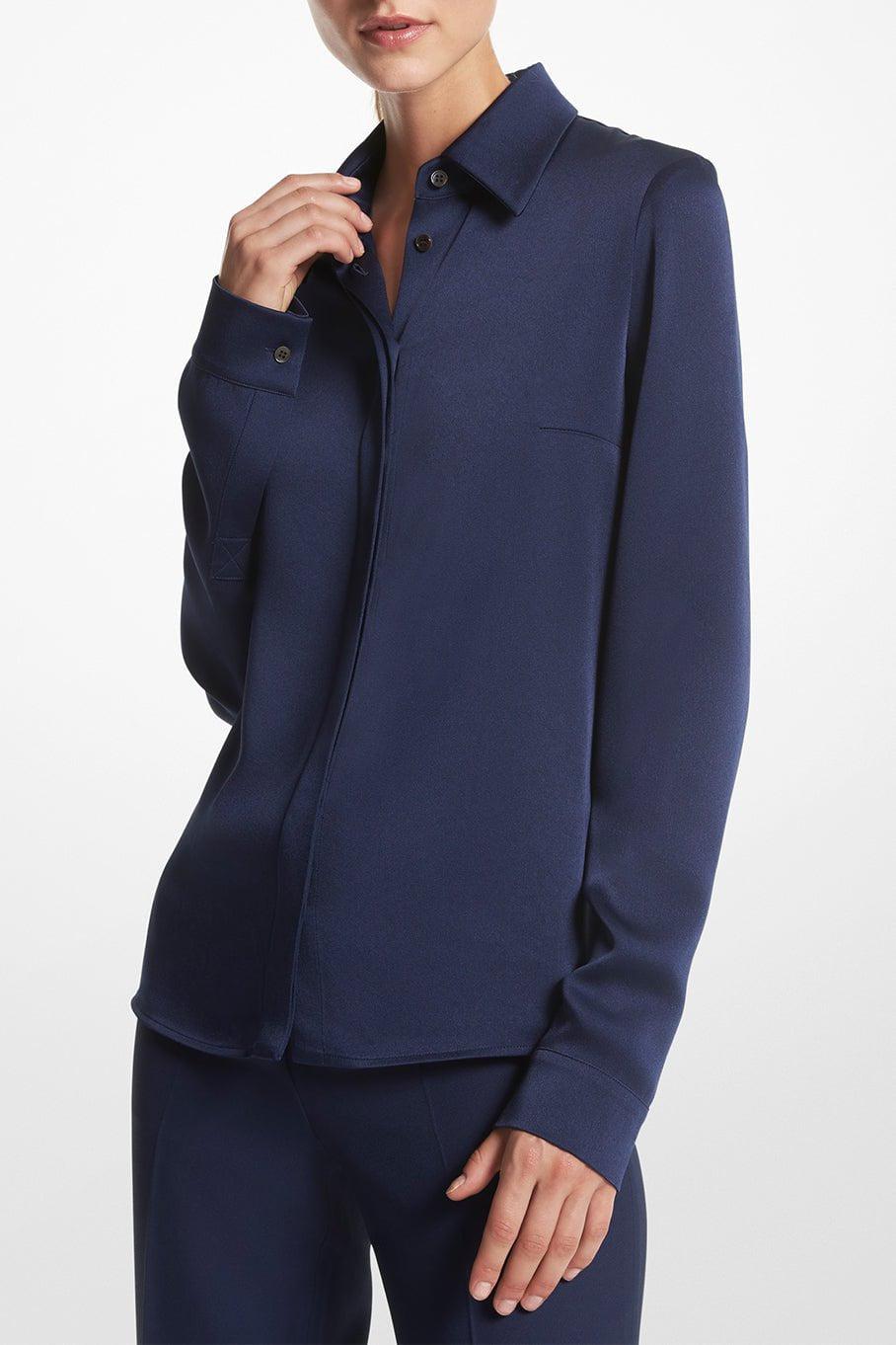 MICHAEL KORS-Hansen Shirt - Navy-