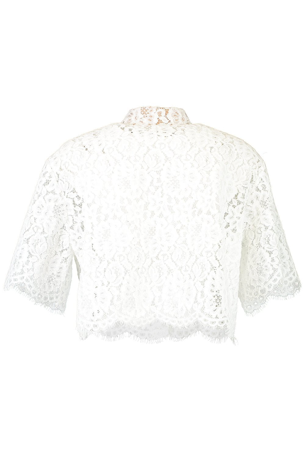 MICHAEL KORS-Floral Cropped Shirt-