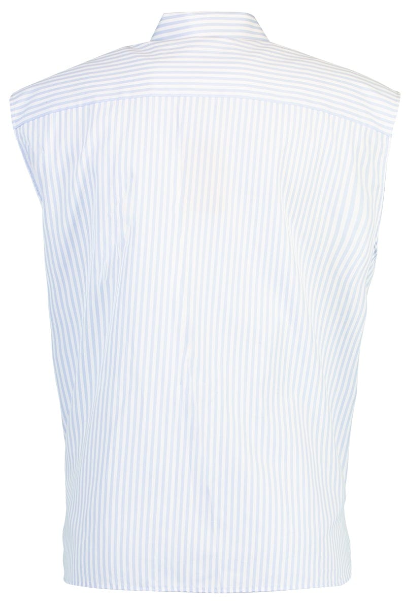 MICHAEL KORS-Sleeveless Button Down Shirt-
