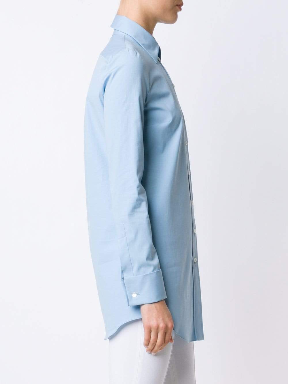 MICHAEL KORS-French Cuff Tunic Blouse-