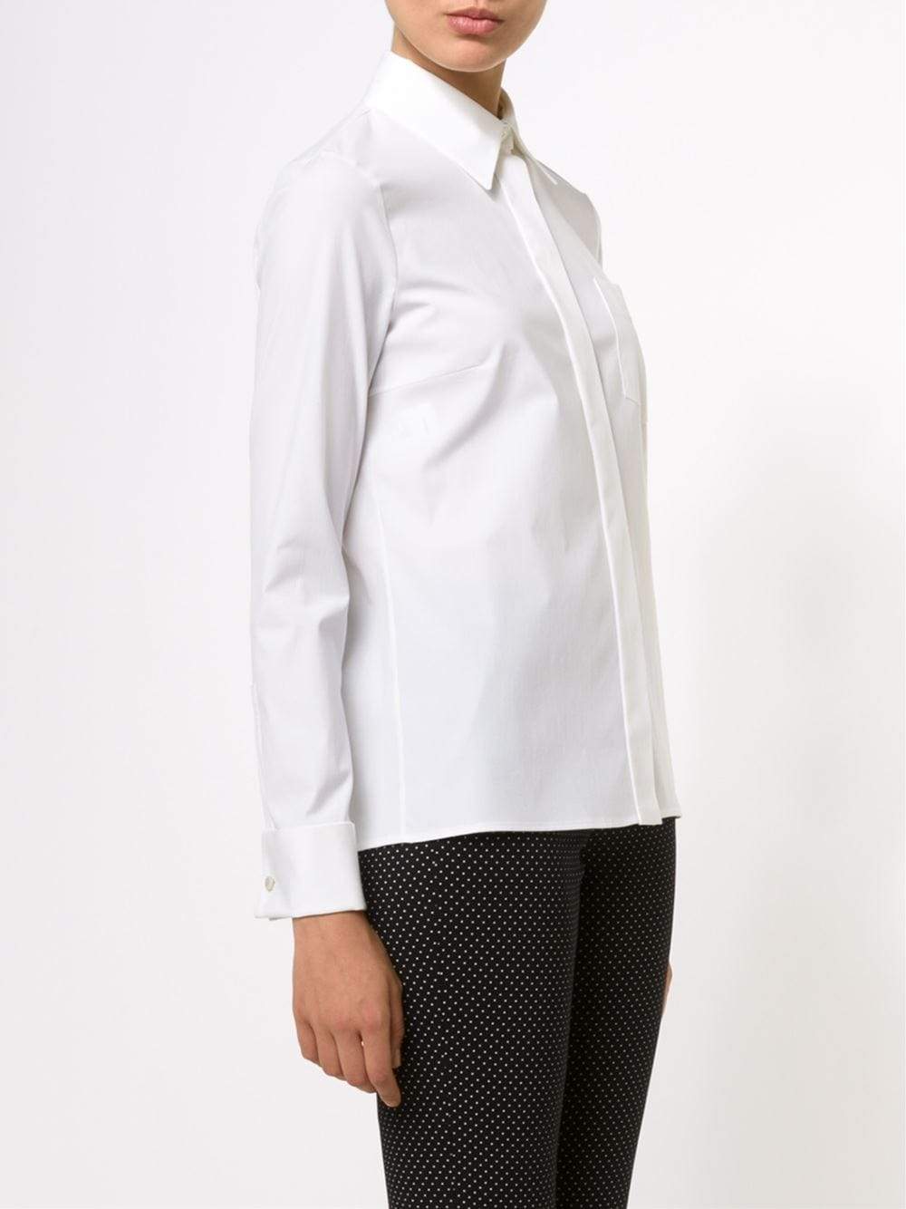 MICHAEL KORS-French Cuff Poplin Shirt-