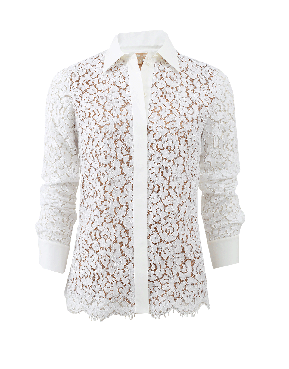 MICHAEL KORS-Classic Lace Blouse-