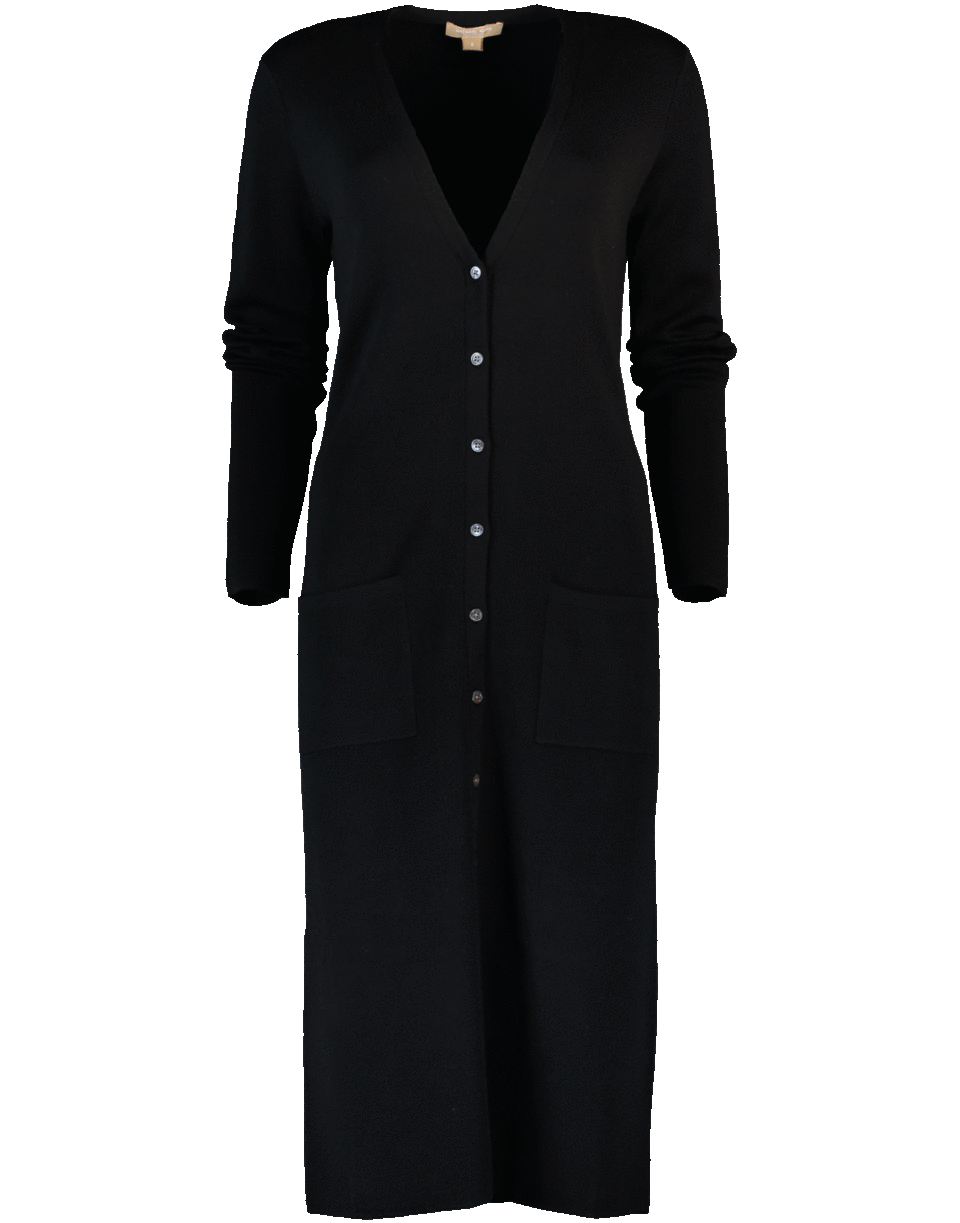 MICHAEL KORS-Long Cardigan With Pockets-