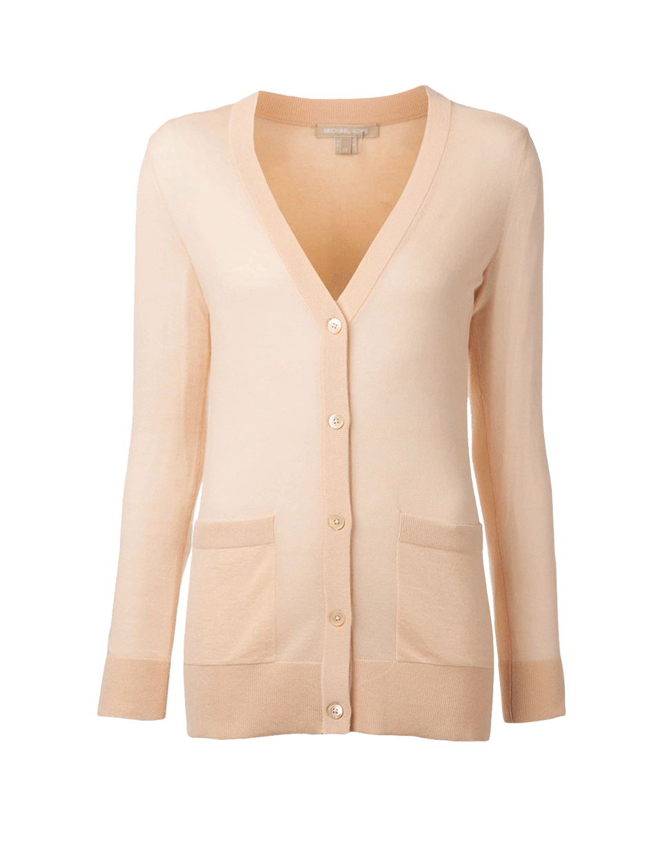 MICHAEL KORS-Featherweight Cashmere Cardigan-