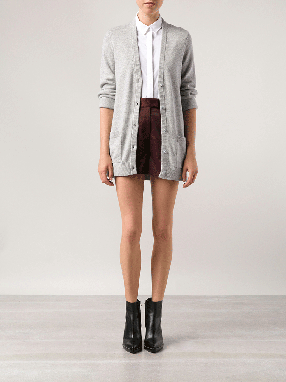 MICHAEL KORS-Cotton Cashmere Long Cardigan-