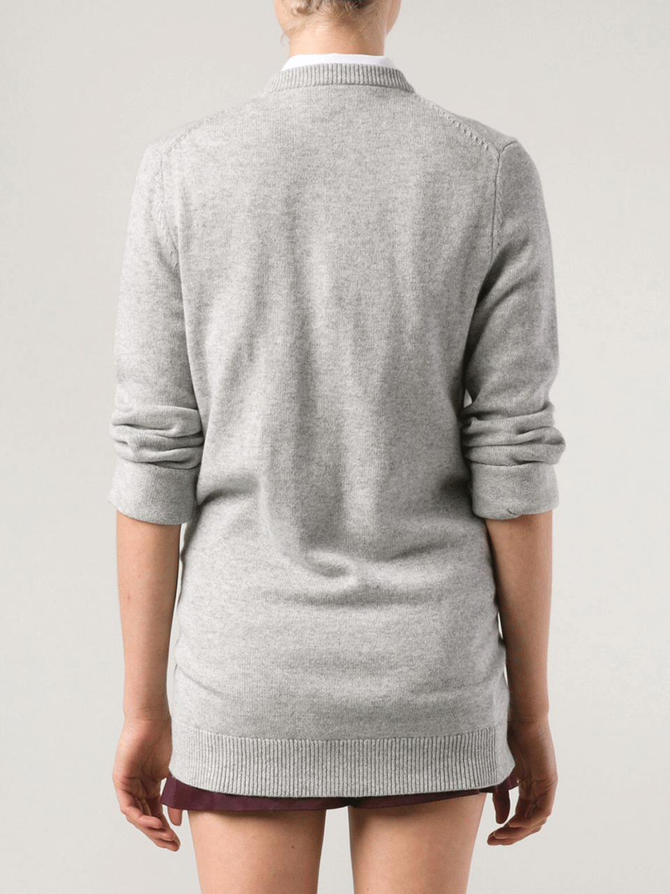MICHAEL KORS-Cotton Cashmere Long Cardigan-