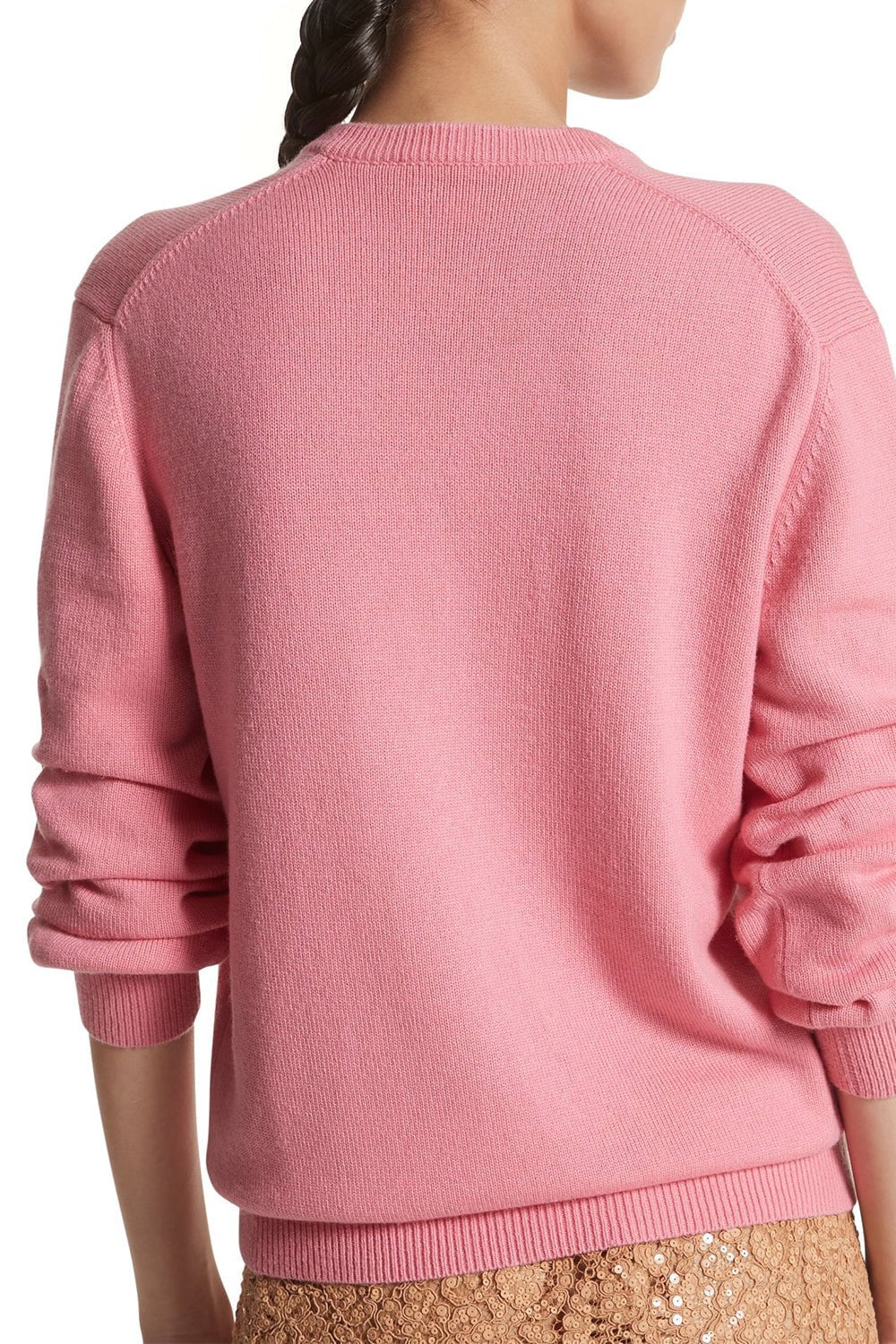 MICHAEL KORS-Crushed Sleeve Sweater - Geranium-