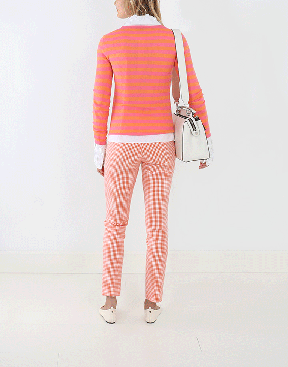 MICHAEL KORS-Striped Knit Top-