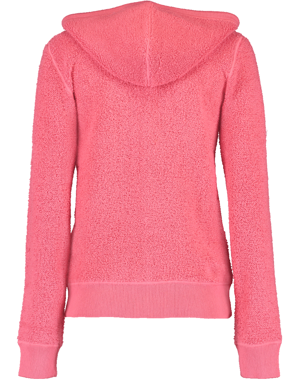 MICHAEL KORS-Zip Up Hoodie-FLAMINGO