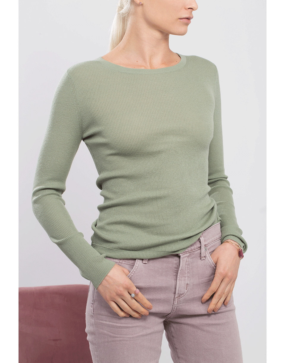 MICHAEL KORS-Cashmere Crewneck Top-