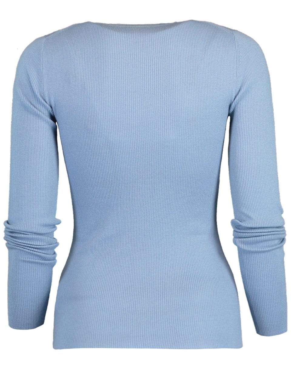 MICHAEL KORS-Stream Featherweight Cashmere Long Sleeve Crewneck-