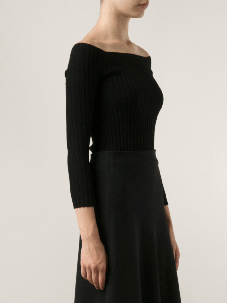 MICHAEL KORS-Stretch Viscose Boatneck-