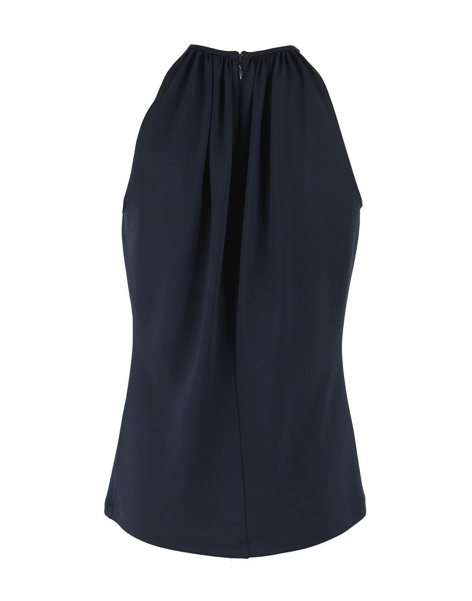 MICHAEL KORS-Side Zip Necklace Halter-MIDNIGHT