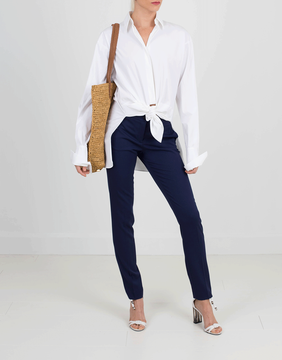 MICHAEL KORS-Tie Waist Long Shirt-