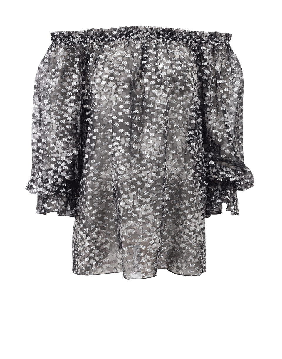 MICHAEL KORS-Off-Shoulder Floral Top-