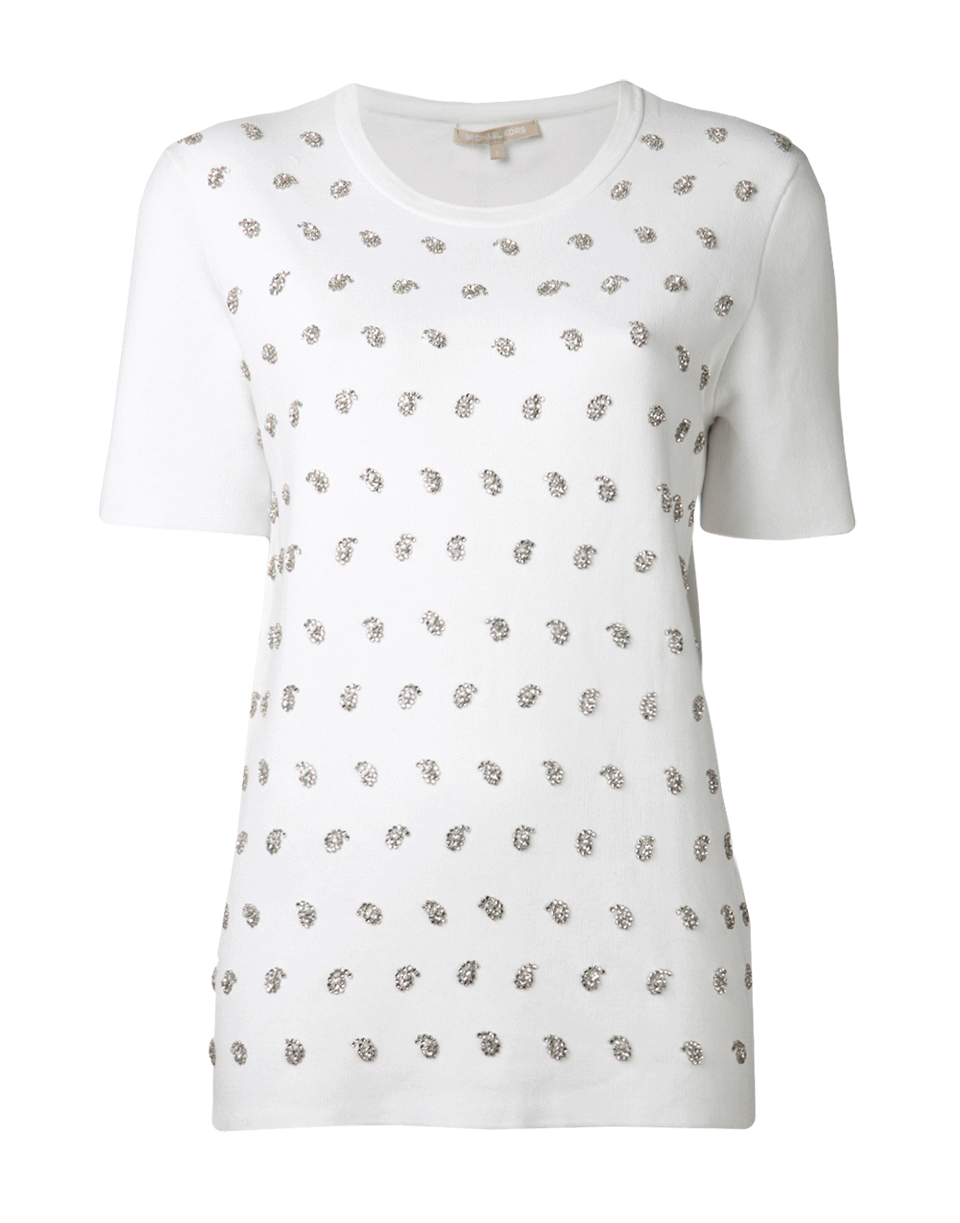MICHAEL KORS-Embellished Crewneck-