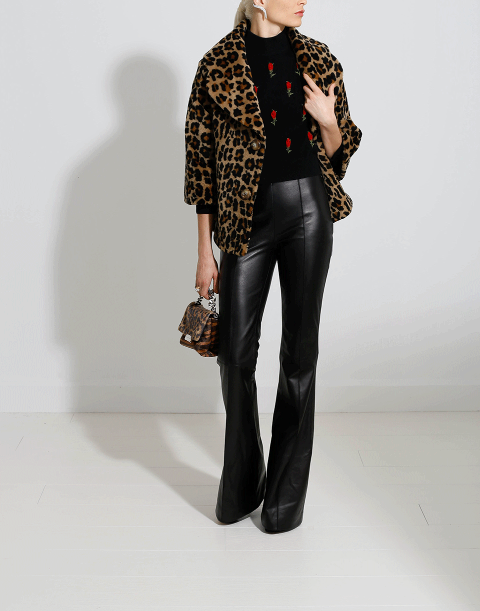 MICHAEL KORS-Rose Embroidered Starlet Sweater-