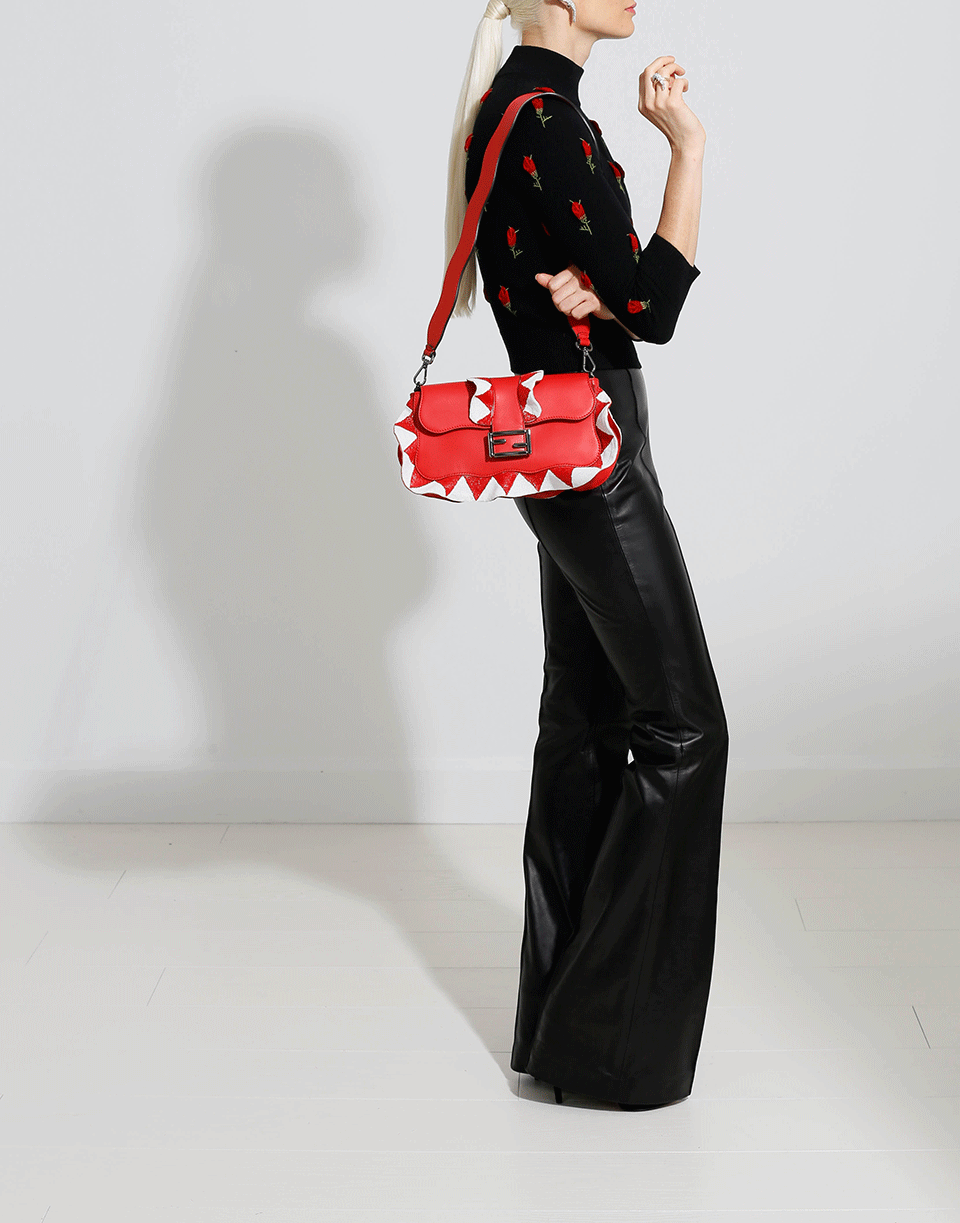 MICHAEL KORS-Rose Embroidered Starlet Sweater-