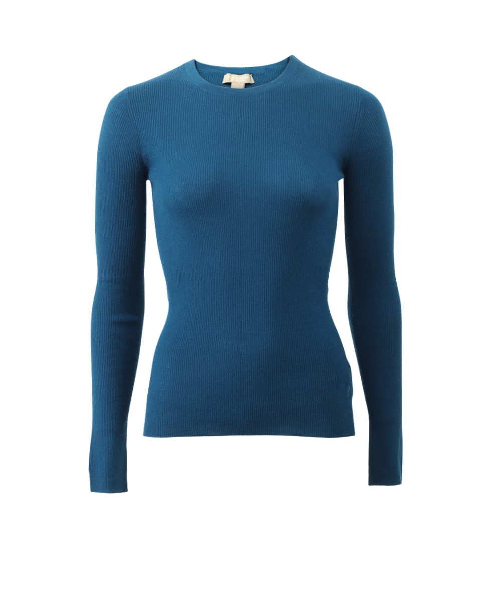 MICHAEL KORS-PeacockFeatherweight Cashmere Sweater-